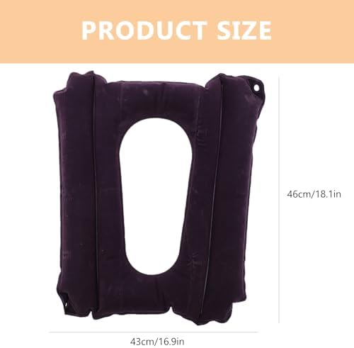 Inflatable Bed Sore Cushion for Elderly Ergonomic Butt Pad Pressure Ulcer Relief Lightweight Wheelchair Seat Cushion for Home Office School Use