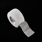 ZJchao Tube Bandage, Elastic Self Adhesive Wrap for Grip and Wrist Support, Non Stick Skin and Clothing, Good Breathability, with Sweat Absorption, for Badminton Basketball Elbow Pads (White)