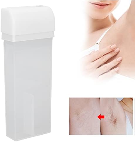 Hair Removal Wax Bottle, Portable Refillable Depilatory Wax Roller Bottle for Home for Men Women