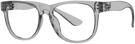 Eyekepper 6 Pack Metalless Reading Glasses with Screwless Spring Hinges Large Frame Readers for Men
