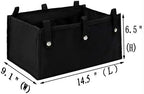 Under Seat Rollator Bag, Large Size Rollator Basket, Under Seat Bag or Tote for Four Wheel Rollator, Walker Underseat Replacement Medical Basket (Black)