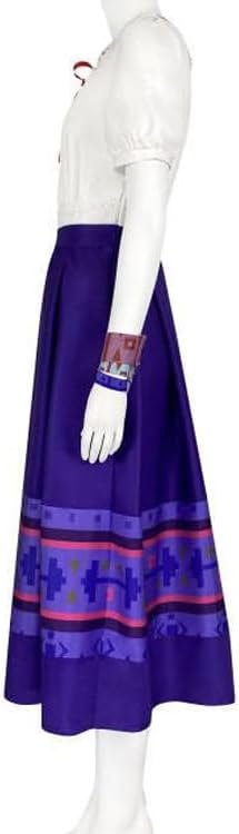 Dolores Luisa Costume Dress for Women Madrigal Family Halloween Cosplay Party Dress Up Suit Adutls
