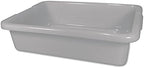 Rubbermaid Commercial Products Standard Bus/Utility Box, 4.6-Gallon, Gray, Plastic, Heavy Duty Restaurant Wash Basin/Dish Washing Tub for Kitchen Organization/Storage