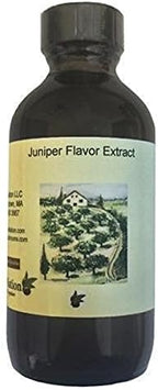 OliveNation Juniper Flavor Extract, Classic Gin Taste Flavoring for Beverages, Meat, Sauces, Baked Goods, Non-GMO, Gluten Free, Kosher, Vegan - 8 ounces