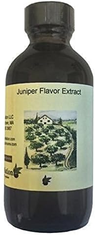OliveNation Juniper Flavor Extract, Classic Gin Taste Flavoring for Beverages, Meat, Sauces, Baked Goods, Non-GMO, Gluten Free, Kosher, Vegan - 8 ounces