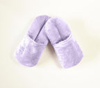 Herbal Concepts Microwavable Slippers for Women – Microwave Heated Foot Warmers with Aromatherapy, Flax Seed Heatable House Shoes for Cozy Warm Feet, Contains 12 Herbs (Lavender)