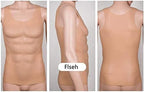 Fake Muscle Vest,Realistic Fake Chest Muscles,Silicone Fake Chest Muscle Vest - Silicone Muscle Suit for Men's Cosplay Masquerade Costume-Flesh||Small Size