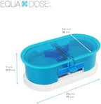 EQUADOSE Pill Cutter, Professional Medical Pill Splitter for Large, Small, and Tiny Pills, Double Stainless Steel Blades & Centering Device, Ideal for Cutting Tablets, Vitamins in Half or Quarter