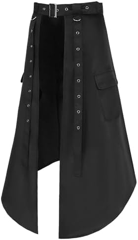 Mens Scottish Utility Kilts Vintage Gothic Pleated Skirt Vintage Steampunk Scotland Kendo Scottish Clothing Halloween