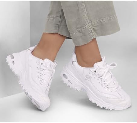 Skechers Women's D'Lites Fresh Start Memory Foam Lace-up Sneaker