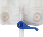 Hollister 9814 Urinary Leg Bag, Pack of 10, 18 oz (540 mL) – Sterile – Convenient Drain with Easy-to-Operate Drain Valve