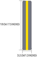 18 Pack Reading Guide Strips Colored Overlay Highlight Bookmarks Reading Strips Help with Dyslexia for Crystal Children and Teacher Supply (Yellow)