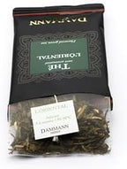 Dammann Freres Sachets, L'Ôriental Tea Bags, Premium Gourmet French Green Tea, Blend Passion Fruit, Peach, Strawberry Flavors, Individually Wrapped, 24 Count (Single Pack)