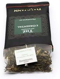 Dammann Freres Sachets, L'Ôriental Tea Bags, Premium Gourmet French Green Tea, Blend Passion Fruit, Peach, Strawberry Flavors, Individually Wrapped, 24 Count (Single Pack)
