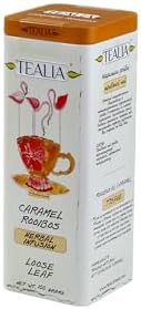TEALIA Caramel Rooibos Loose Leaf Tea, 100 g