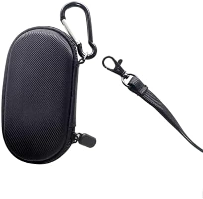Adeway Carrying Case Compatible with Beurer BR60 / BR90 / BR10 – EVA Storage Bag with Plush Lining, Mesh Pocket, Carabiner & Hand Strap – Compact Case Only (Black)