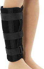 Shank Calf Support Night Splint Support Joint Brace, Tibia and Fibula Fracture Orthosis External Adjustable Fixation Strap Wrap Sleeve Belt Protector,Right-L