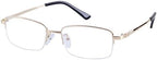 Computer Readers Half Rim Mens Womens Blue Ray Blocking Reading Glasses