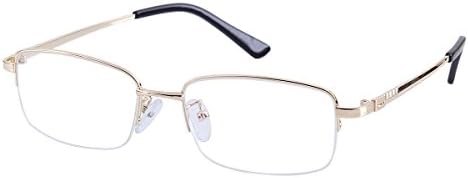 Computer Readers Half Rim Mens Womens Blue Ray Blocking Reading Glasses