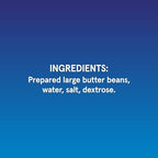 BUSH'S BEST 16 oz Canned Large Butter Beans, Source of Plant Based Protein and Fiber, Low Fat, Gluten Free, (Pack of 12)
