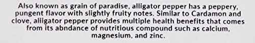 KOPABANA Organic Alligator Pepper Seeds| Mbongo spice | Spice |Ataare |Guinea Pepper | Alligator Pepper | Grains of Paradise | Lizard Pepp 1oz