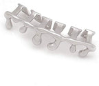 canjoyn 18K Gold Teardrop Bottom Grillz 6 Teeth Lower Teeth Drip Cap Grillz
