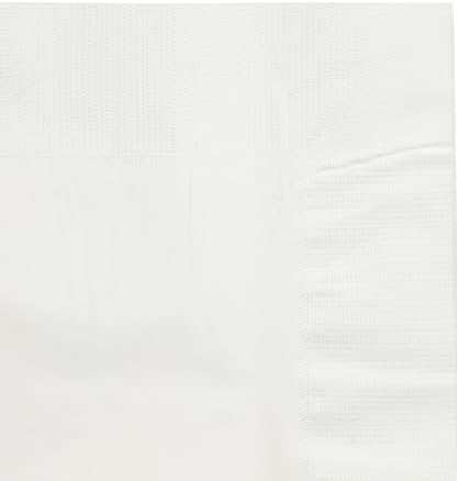 JAM PAPER Medium Lunch Napkins - 6 1/2 x 6 1/2 - White - 50/Pack