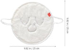 Beaupretty 2Pcs Hot and Cold Compress Facial Mask Towels Coral Fleece Reusable Spa Skin Care Cloths for Women Moisturizing Pore Cleansing and Relaxation 9.84X9.84In