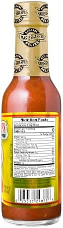 Marie Sharp’s Fiery Hot Habanero Pepper Sauce, 10 oz – Extra Hot Belizean Hot Sauce with Intense Heat & Flavor – All-Natural, Gluten-Free