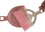 3 Pack Mini Broom and Dustpan Set with Handle, Hangable Small Hand Dustpan and Brush Cleaning Tool Set for Table Desk Keyboard Countertop Cars Sofa