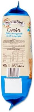 Mulino Bianco Sfoglia Di Grano Non Salted Crackers (500 Gr)