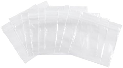 Dazzling Displays 3 x 3 Resealable 2 Mil Poly Bags (100-Pack)