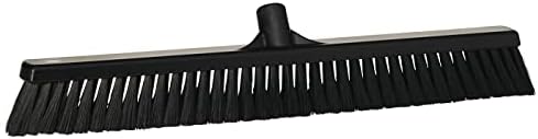 Vikan 31999 Broom,Push,Soft,24",PP/PBT,Black