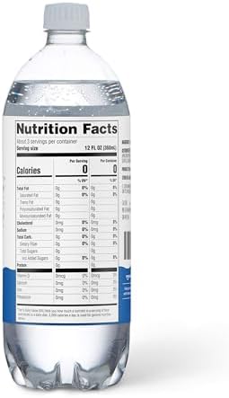 Amazon Grocery, Seltzer Sparkling Water, 33.8 Fl Oz