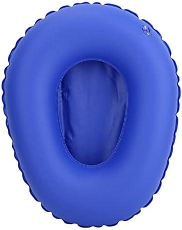 Jeanoko 1PCS Bedridden Male Urinal Device, Reusable Storage Inflatable Pan, Anti Bedsore Toilet Urinal for Elderly Bedridden Patients, Bed Pan for Elderly Women Females 14×8×1CM