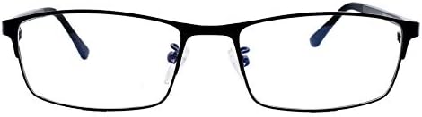Full Frame Photochromic Reading Glasses Readers Black Metallic Color Frames