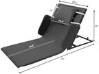 330LB Electric Lifting Backrest for Bed, 2-80° Adjustable Power Lifting Bed Backrest for Pregnant Women Elderly Patient Injured Handicap, Sit-up Back Rest Chair for Neck Lumbar Back Support (Gray)
