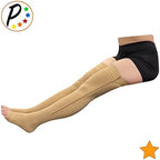 Presadee Thigh High Open Toe 15-20 mmHg Moderate Compression Leg With YKK Zipper (Nude, 2)