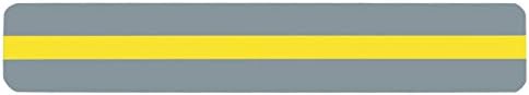 Ashley Productions ASH10800 Reading Guide Strip, 1.5" Wide, 8.5" Length, 0.05" Height, Yellow