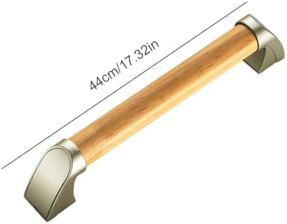 Shower Grab Bar Wooden Bathroom Balance Hand Grips Non Slip Safety Handrail 17inch, Shower Handle