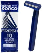 Dorco Super Fresh Twin Blade Disposable Razors - 10ct