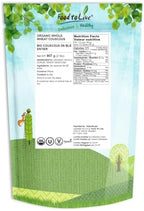 Food to Live Organic Whole Wheat Couscous, 2 Pounds – Non-GMO, Kosher, Raw, Vegan, Bulk
