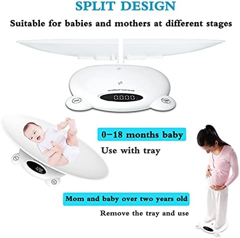 Multi-Function Toddler Scale,Baby Scale, Multi-Function Digital Scale for Pets,LCD Blue Backlight Comes with 3 AAA Batteries,Measure Weight Accurately(20g-120kg)