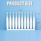 Shower Head Cleaning Brush Anti-Clogging Gap Cleaner Picks, Spiral Bristle Mineral Buildup Remover, Compact Multi-Purpose Cleaning Tool for Bathroom Kitchen Faucet Sink Vent(10 Pack)