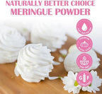 ZORVITA Premium Meringue Powder for Royal Icing and Baking, High Egg White Content, Less Sugar, Non-GMO, Gluten-Free, No Fillers or Preservatives, Easy to Use 12 oz