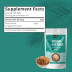 Organic Spree Gond Katira – Pure Tragacanth Gum - Gomme adragante - Goma Tragacanto | 8.81 oz (250 gm) | Natural Hydrating & Plant-Based Herbal Gum* | Traditional Ayurvedic Ingredient