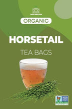 Healthy Healing Herbs Organic Horsetail Tea Bags – 100 Count | Pure Herbal Leaf Blend | Naturally Earthy Flavor | Caffeine-Free Premium Herbal Tea