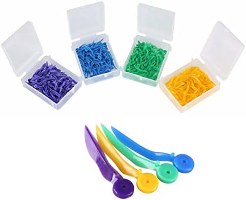 400Pcs Dental Plastic Wedges, Dental Disposable Fixing Wedge with Hole, Dental Matrice Matrix Dentist Tools