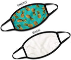 WIRESTER Set Of 2 Pack Unisex Cloth Face Mask Washable and Reusable, 2 Layer Fabric Face Cover Fashionable Design