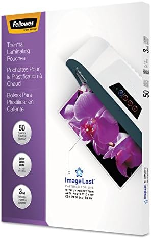 FEL52225 - Fellowes Glossy Pouch - Letter, 3 mil, 50 Pack